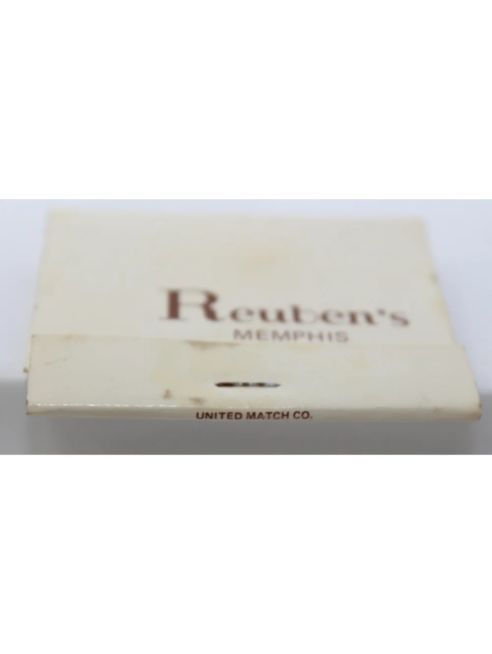Vintage Matchbook Reuben's Memphis Far West Services Inc. Snack Bar Restaurant